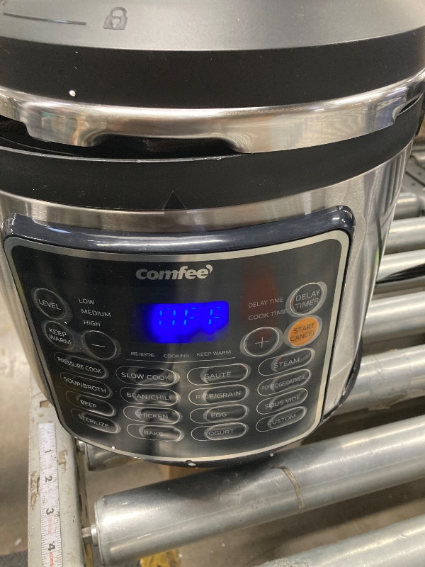 Photo 1 of COMFEE’ 16 in 1 Electric Pressure Cooker Instant Multi Cooker Olla de Presion Non-Stick Pot Yogurt Maker Rice Cooker Slow Cooker Sauté Steamer 8 Quarts for Family Feast