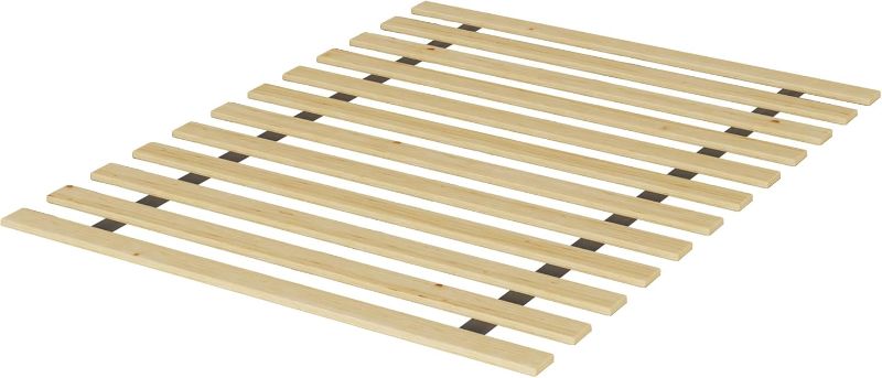 Photo 1 of 0.68-Inch Heavy Duty Horizontal Wooden Bunkie Board/Bed Slats, 78" x 60.5", Beige
