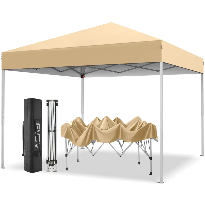 Photo 1 of **ONLY THE TOP COVER/NO FRAME**GVDV Canopy Tent, 10x10 ft Easy Pop up Outdoor Canopy Tent, Portable Straight Leg Gazebo Instant Canopy
