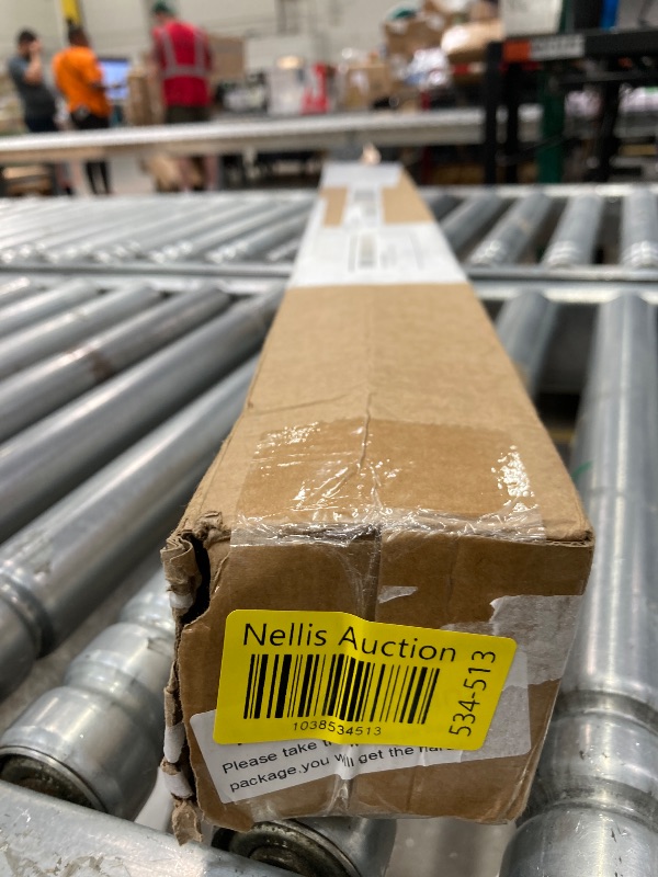 Photo 1 of 1 Inch Industrial Adjustable Curtain Rod for Windows 28 to 48,Indoor/Outdoor Pipe Wrap Around Curtain Rod

