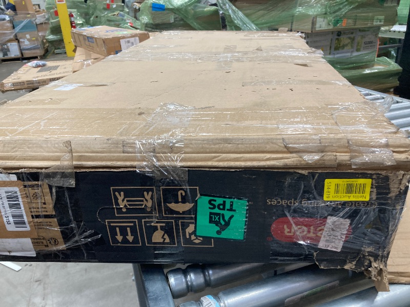 Photo 1 of **SOME PARTS ARE CRACKED ON EDGES**Keter Westwood 150 Gallon Plastic Outdoor Furniture Storage Deck Box, Espresso, Brown