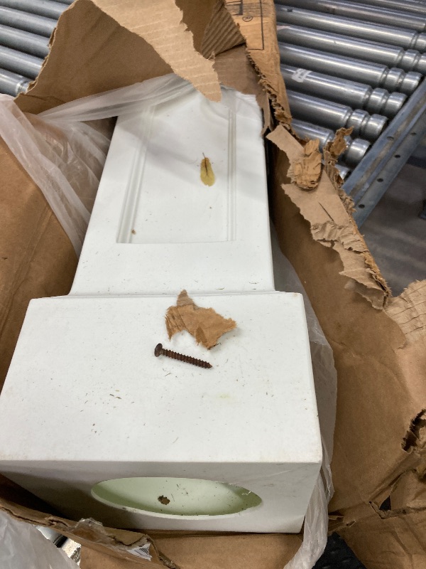 Photo 1 of ***(NO ARM -NO PLANTER BOX INCLUDED, SMALL DENTS ON TOP OF POST, ITEM DUSTY/DIRTY ON AREAS BOX RIPPED/TORN)***ORIGINAL STOCK PHOTO NOT AVAILABLE***
Mayne Newport Plus Mailbox Post with Standard Arm – Weather-Resistant, Durable Classic Design – Easy-to-Ins