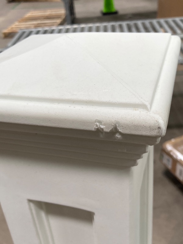 Photo 1 of ***(NO ARM -NO PLANTER BOX INCLUDED, SMALL DENTS ON TOP OF POST, ITEM DUSTY/DIRTY ON AREAS BOX RIPPED/TORN)***ORIGINAL STOCK PHOTO NOT AVAILABLE***
Mayne Newport Plus Mailbox Post with Standard Arm – Weather-Resistant, Durable Classic Design – Easy-to-Ins