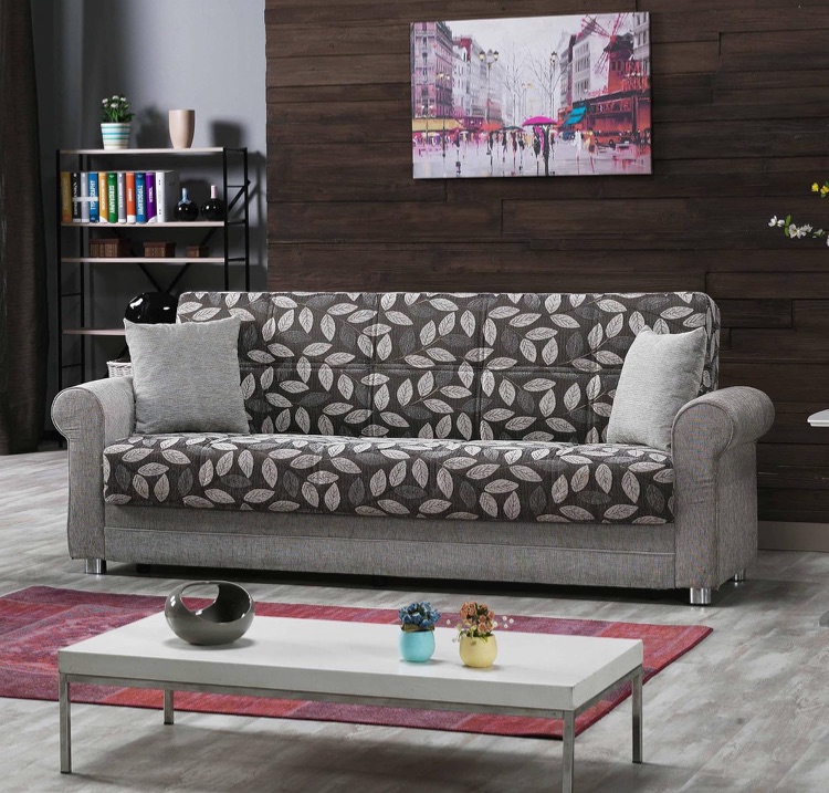 Photo 1 of ***missing the sides, only the middle part****Sweet Home Stores 89" Convertible Sofa Bed with Storage, Firm, Fabric, 3 Seater, Upholstered Sleeper Sofa Couch, Futon for Living Room, Beige