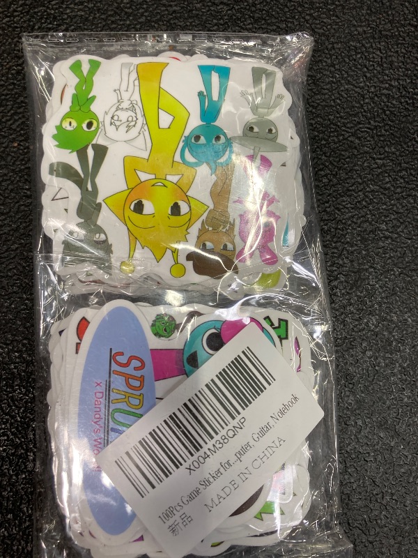 Photo 1 of 100Pcs Sticker for Teen, Cute Music Game Waterproof Vinyl Stickers for Teen Kids Adult Water Bottle, Laptop, Phone, Computer, Guitar, Notebook