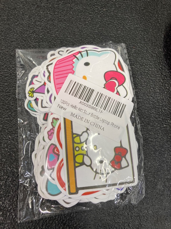 Photo 1 of 100Pcs Sticker Pack, Cute Cartoon Decal for Girl, Kawaii Gifts for Kids, Waterproof Vinyl Stickers for Women Water Bottle Laptop Phone