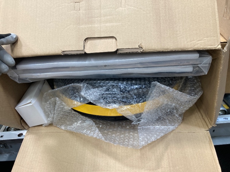 Photo 1 of CYBERDAX 16 Inch Portable Rechargeable Solar Floor/Table Fan, Air Circulation Fan Powered by Solar Panel and AC Charger Dual Input for Indoor Household, Office, Camping, Picnic Outdoors