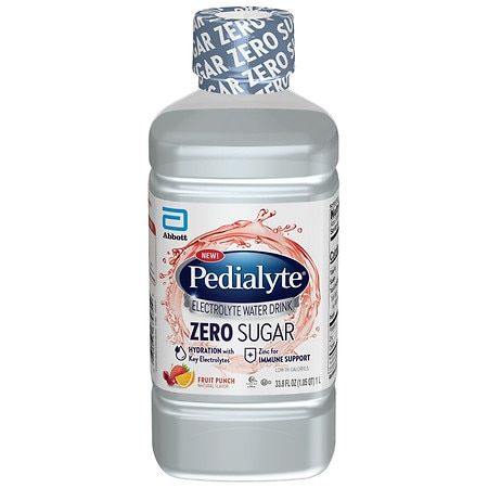Photo 1 of **4/1/27**Pedialyte Zero Sugar, Fruit Punch, 1 L