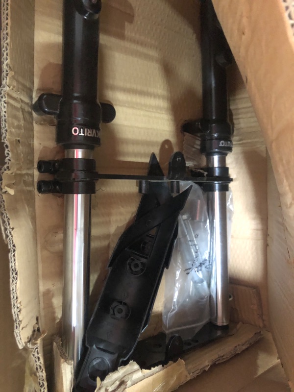 Photo 1 of Mini Bike Suspension Kit,Mini Bike Front Suspension Fork for Mega,Coleman and Many Others-Great Upgrade for Most Mini Bikes,Small Motorcycle Shock Absorber Fork Frame Upgrade Kit