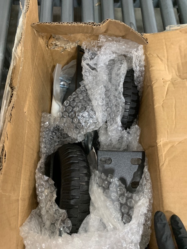 Photo 1 of Aclastool Gate Wheel, 8 Inch Wheel Diameter, 15.4 Inch Overall Height, Spring-Loaded Heavy Duty Caster for Metal Tube & Wooden Gates, 700 lbs Capacity, Black, 2 Pack