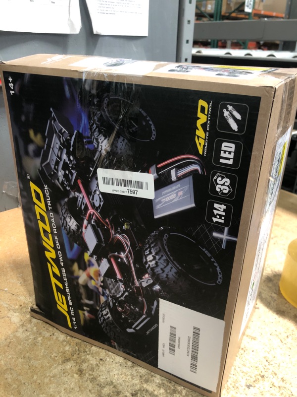 Photo 1 of Jetwood x Hyper go 1/14 All Terrain Super Fast Remote Control Car for Adults, 50mph Electric Brushless Race RC Car for Boys, Offroad RTR Radio Controlled Trucks, Hobby Grade Waterproof 3S High Speed