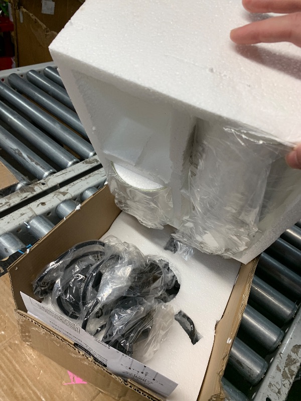 Photo 1 of (PARTS) (UNTESTED) BoostArea Modern 3-Light Pendant Light Fixtures, Industrial Hanging Ceiling Lamp with Clear Glass Shade, Farmhouse Black Pendant Lighting for Kitchen Island Living Room Hallway Bedroom Dining Hall