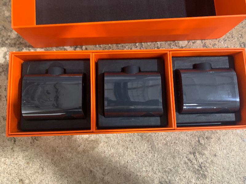 Photo 1 of (POWER TESTED) (ISSUE CHARGING) Logitech for Creators Mevo Start 3-Pack Wireless Live Streaming Cameras, for Multi-Camera HD Video,App Control and Stream via Smartphone or Wi-Fi