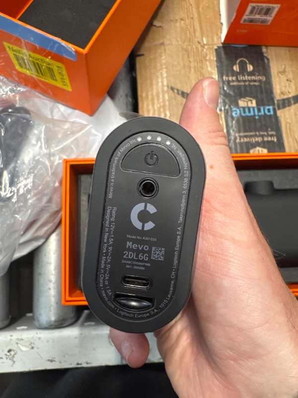 Photo 1 of (POWER TESTED) (ISSUE CHARGING) Logitech for Creators Mevo Start 3-Pack Wireless Live Streaming Cameras, for Multi-Camera HD Video,App Control and Stream via Smartphone or Wi-Fi