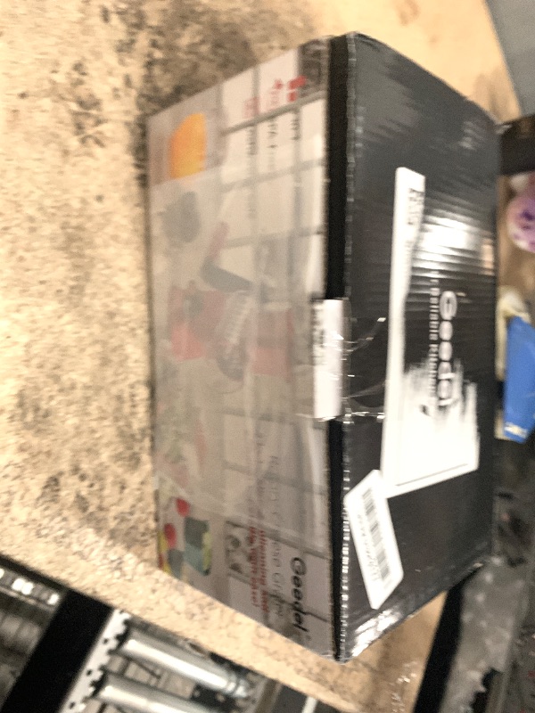 Photo 1 of (missing crank) Geedel Rotary Cheese Grater, Kitchen Mandoline Vegetable Slicer with 3 Interchangeable Blades, Easy to Clean Rotary Grater Slicer