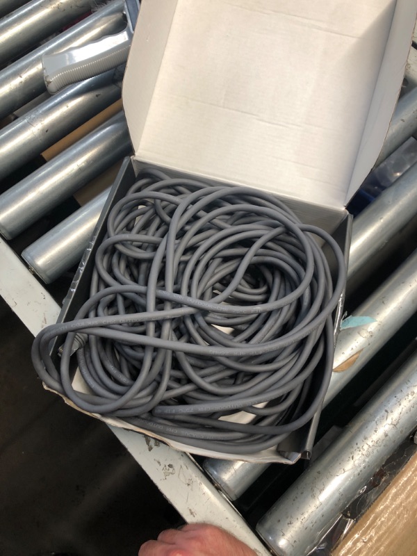 Photo 1 of (USED/FAIR) LUCMO 100FT/ 30M Starlink Gen 3 Cable for Starlink Standard Generation 3, Replacement Extension Cable Waterproof Satellite Starlink Standard V3 Cable (100FT), Grey