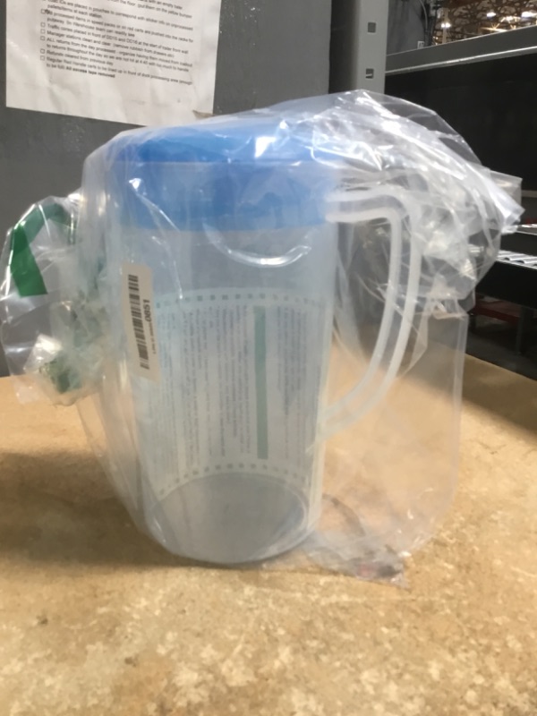 Photo 1 of 0.66 Gallon/2.5 Litre Plastic Pitcher with Lid BPA-FREE Eco-Friendly Carafes Mix Drinks Water Jug for Hot/Cold Lemonade Juice Beverage Jar Ice Tea Kettle (Navy, 81oz)