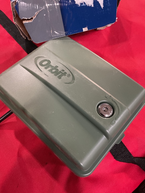 Photo 1 of (Used) Orbit 57894 4-Station Outdoor Swing Panel Sprinkler System Timer