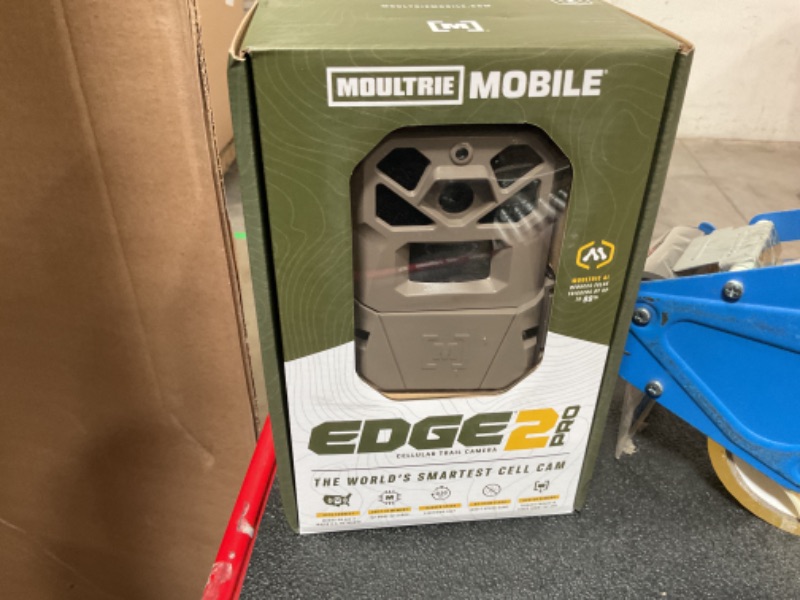 Photo 1 of ****PARTS ONLY***Moultrie Edge 2 Pro Cellular Trail Camera - Auto Connect Nationwide 4G LTE - On Demand 40MP Photo - 1440P Video with HD Audio - Ai False Trigger Elimination - 100 Ft Detection Range - No-Glow Flash