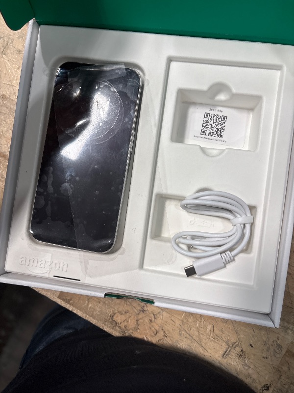 Photo 1 of (Authentic android) Apple iPhone 15 Pro, 512GB, White Titanium - Unlocked (Renewed Premium)