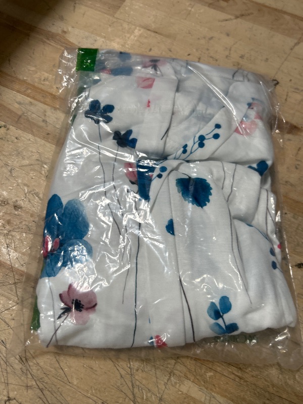 Photo 1 of Micoson White Tops for Women Long Sleeve Split V Neck Casual Blouses Dressy Work Shirts Soft Knit Fall Fashion Business Tunic Pink Floral L