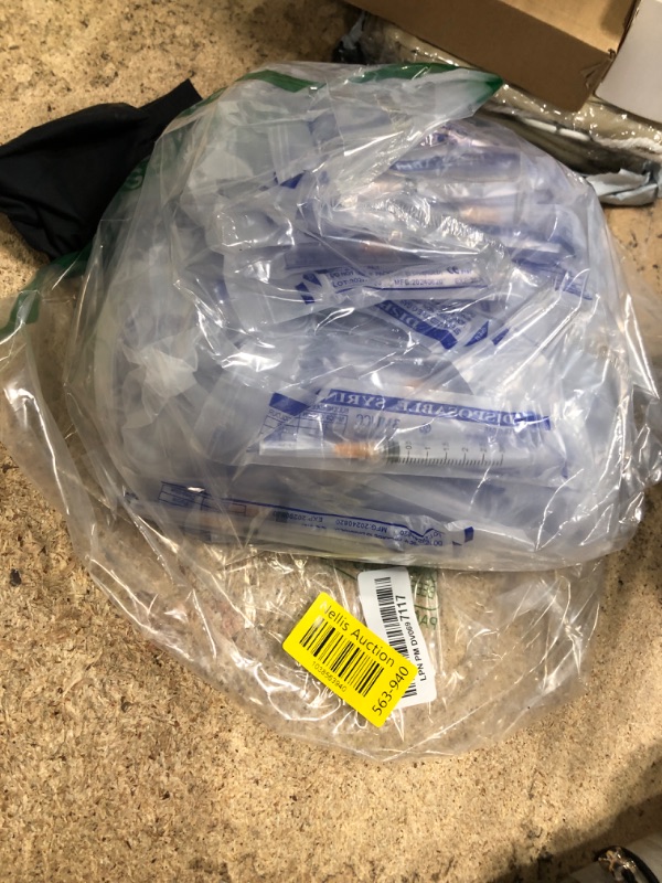 Photo 1 of 100 Pack Disposable 3ml Syringes with Needle 25G 1”, Sterile Luer Lock Syringe Individually Packaged for Labs, Liquid Measuring, Oil