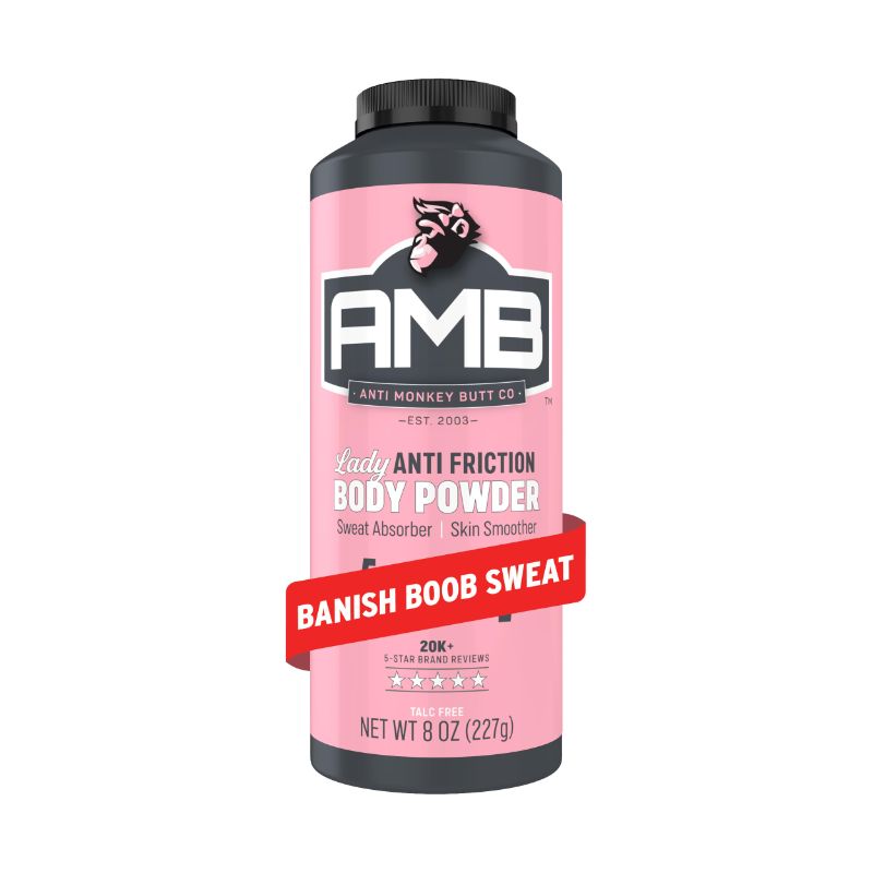 Photo 1 of Anti Monkey Butt Body Powder for Women, Talc Free Anti Chafing and Sweat Absorbing Feminine Powder with Clamine to Fight Friction and Support Smooth Skin, Hypoallergenic Formula, 8 oz