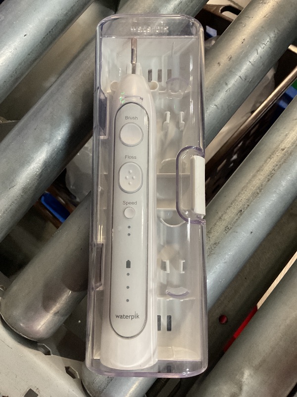 Photo 1 of (Used)(missing pieces) Waterpik Sonic-Fusion 2.0 Professional Flossing Electric Toothbrush with Water Flosser Combo In One, White SF-04, Packaging May Vary