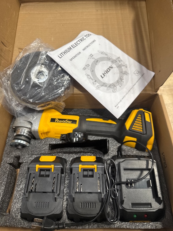 Photo 1 of *PHOTO FOR REFERENCE* RHOVI STAR BATTERY & Fast Charger,yellow
