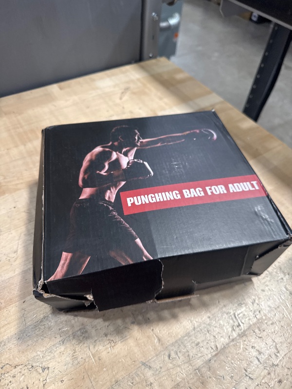 Photo 1 of 71'' Standing Punching Bag for Adults, Heavy Bag Boxing Bag with Stand Upgrated Raise Base Inflatable Kicking Bag Muay Thai Bag for Training MMA Taekwondo