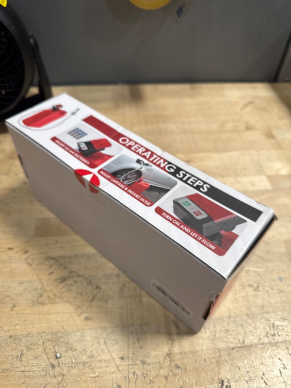 Photo 1 of Automatic Fuel Transfer Pump with Auto-Stop, 51'' Extra Long Hose, 3.2 Gallon per Min, Battery or USB Powered, 4 Can Adapters, Fast and Safe Portable Gas Can Pump for Oil, Diesel,Gasoline.