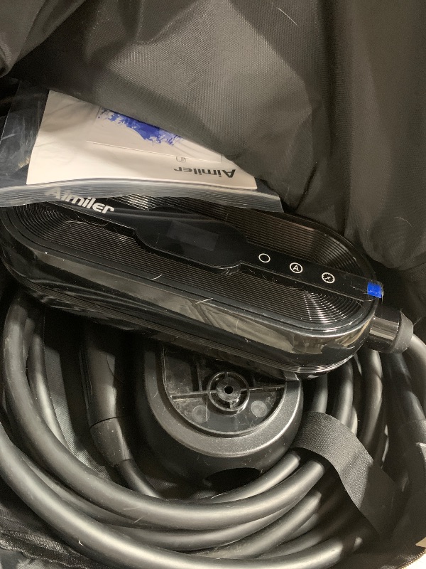 Photo 1 of AIMILER Level 2 Tesla Charger(Wireless WiFi APP), 240V, 32 Amp, NEMA 14-50 Plug, 25ft Cord - Portable/Home NACS Connector Electric Car(EV) Charger for Tesla - Compatible with Tesla Model X/Y/3/S