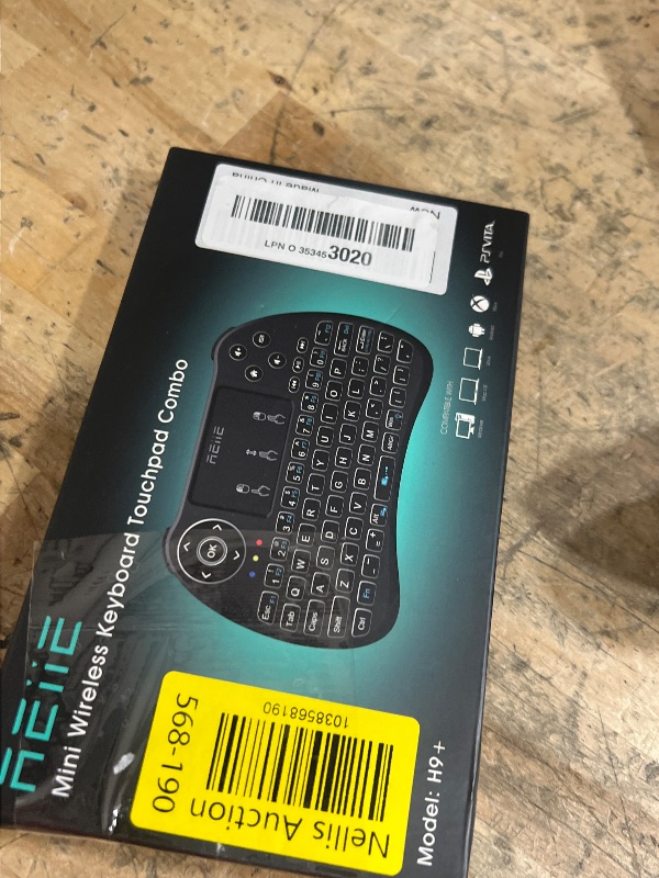 Photo 1 of (Backlit Version) H9+ Mini Keyboard,2.4GHz Wireless Mini Handheld Smart TV Remote Keyboard with Touchpad for PC,Raspberry Pi 2, Pad, Smart TV, Android TV Box, Windows 7 8 10