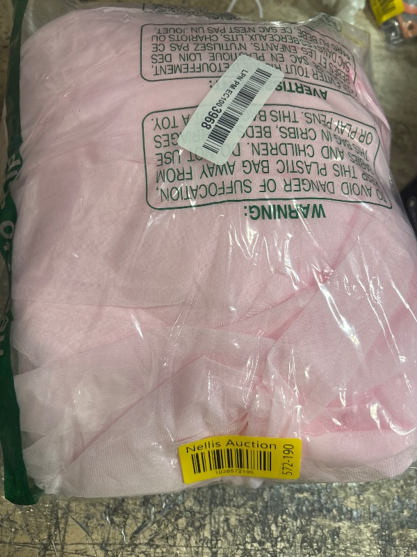 Photo 1 of Pink Tulle Backdrop Curtains with Lights String for Parites 10ft×8ft Wrinkle Free Pink Sheer Sparkle Backdrop Curtains for Baby Shower Girls Bridal Shower Birthday Party Photo Shoot Decorations