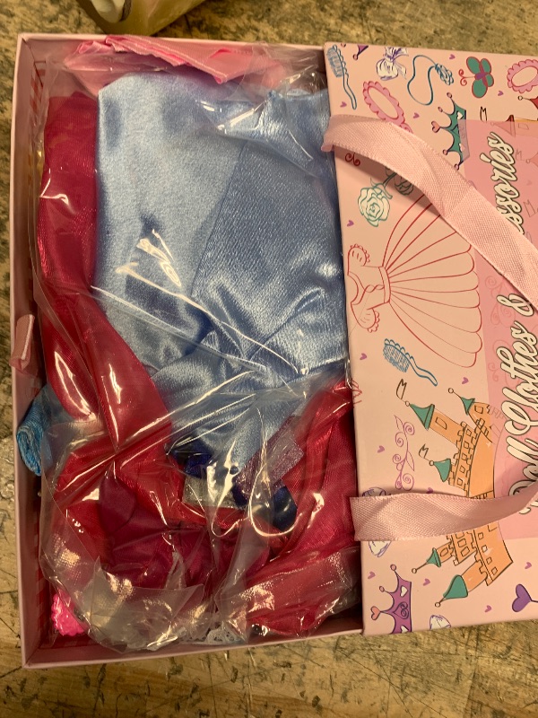Photo 1 of 71 Pcs Doll Clothes and Accessories, 5 Wedding Gowns 9 Fashion Dresses 3 Tops 3 Pants 3 Bikini Swimsuits 20 Shoes for 11.5 inch Doll Christmas Stocking Stuffers Girls Gift Age 5-7 8-10