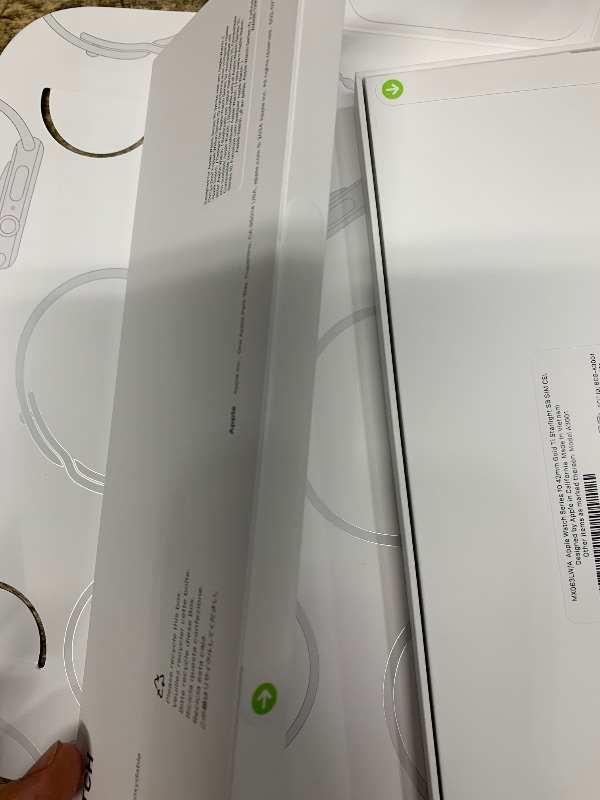 Photo 1 of **FACTORY SEALED**Apple Watch Series 10 [GPS + Cellular 42mm case] Smartwatch with Gold Titanium Case with Starlight Sport Band - S/M. Fitness Tracker, ECG App, Always-On Retina Display, Water Resistant MANUFACTURERER 