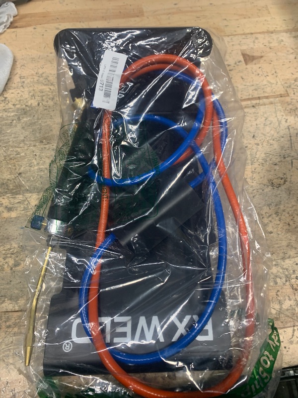 Photo 1 of RX WELD Brazing Torch Kit Oxygen MAPP Torch Kit Portable Cylinder Metal Stand(Gas Cylinders Not Included)