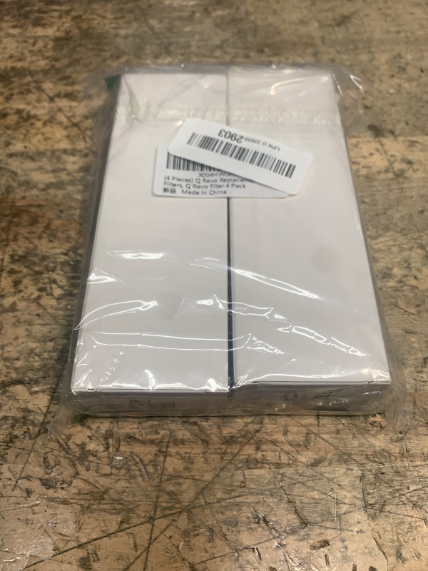 Photo 1 of (4 Pieces) Q Revo Replacement HEPA Filters Compatible With Roborock Q Revo Robot Vacuum Cleaner, Replacement Parts Filters, Q Revo filter 4 Pack