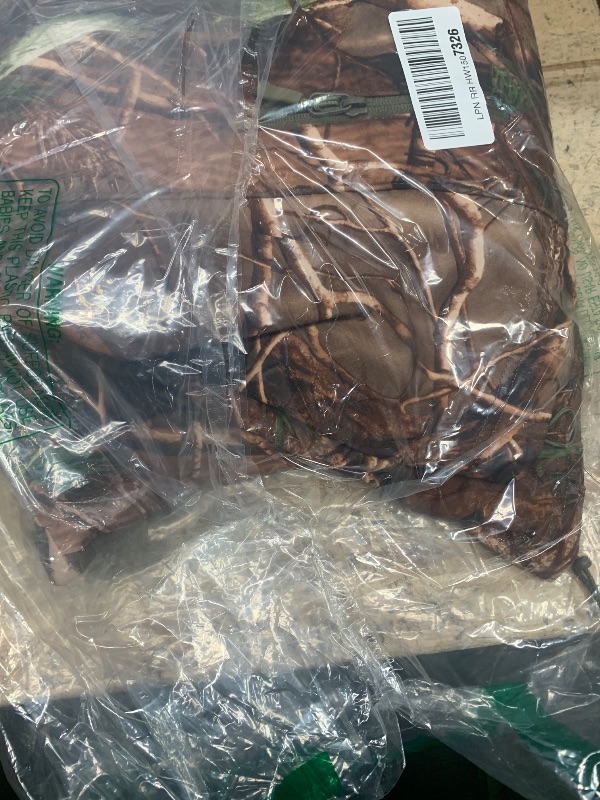 Photo 1 of NAVEKULL Silent Hunting Clothes for Men Soft Shell Outdoor Jacket Water Resistant Windproof Camo Fleece Hooded Tactical Quiet Coat Military Army Lightweight Training Tree Camouflage Hiking Jackets