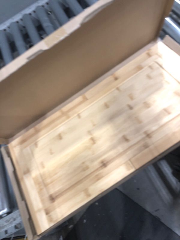 Photo 1 of [2024 UPGRADE] Hifybaty Over The Sink Cutting Board - Expandable Cutting Board Over Sink, Bamboo Cutting Boards with Juice Groove, Kitchen Sink Cutting Board