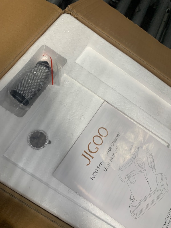 Photo 1 of JIGOO T600 Bed Vacuum Cleaner with UV-C Light, 15Kpa Suction 700W Powerful Double Cup Handheld Vacuums, Mattress Vacuum Cleaner with Smart Dust Sensor, Ultrasonic & Heating Tech, HEPA Filter - Corded