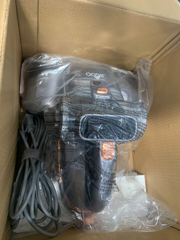 Photo 1 of JIGOO T600 Bed Vacuum Cleaner with UV-C Light, 15Kpa Suction 700W Powerful Double Cup Handheld Vacuums, Mattress Vacuum Cleaner with Smart Dust Sensor, Ultrasonic & Heating Tech, HEPA Filter - Corded