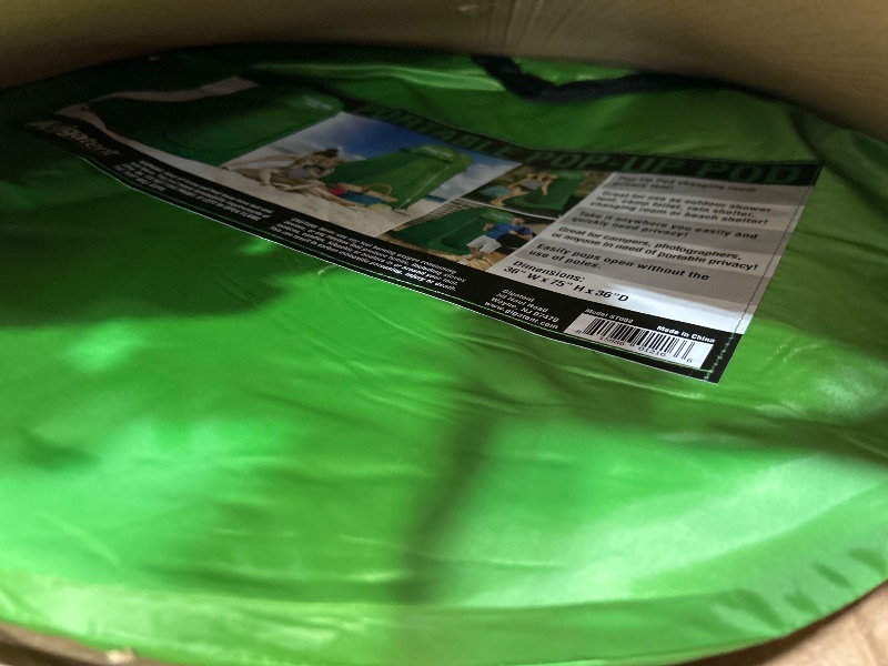 Photo 1 of GigaTent Pop Up Pod Changing Room Privacy Shower Tent – Instant Portable Outdoor Rain Shelter, Camp Toilet for Camping & Beach – Lightweight & Sturdy, Easy Set Up, Foldable - with Carry Bag
