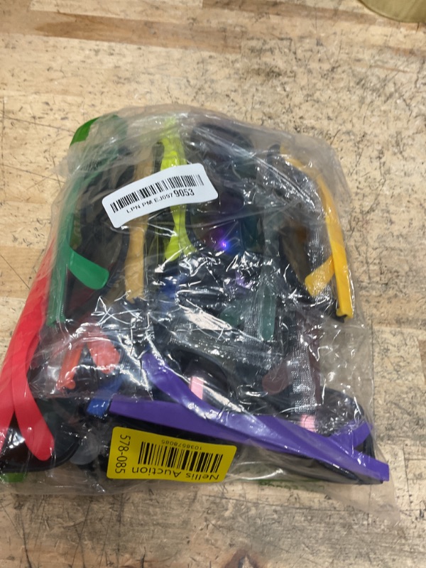 Photo 1 of 32 Pack Sunglasses Bulk with UV Protection, 16 colors Neon 80s Retro Plastic Sun Glasses Toy, Summer Pool Party Favors, Beach Party Supplies, Gift for Birthday Goody Bag Filler School Classroom Prizes