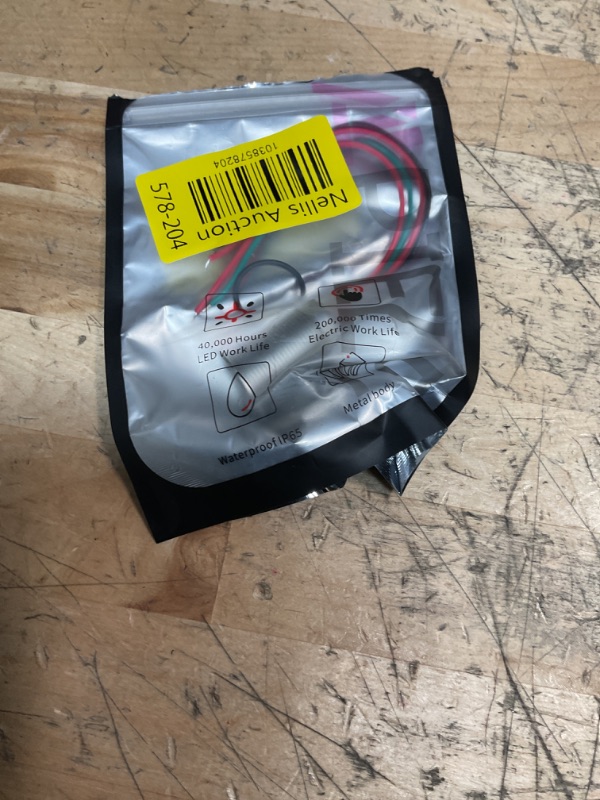Photo 1 of APIELE Stepless Touch Switch 19mm LED Dimmer Latching Switch DC 6V to 24V Blue White LED Suitable for 3/4" Mounting Hole (Stepless Dimming)