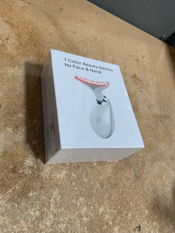 Photo 1 of *FACTORY SEALED* ELISHINE Light Based Multifunctional Facial Massager, 7 Color Portable Face Massager Tool for Skin Care, Glossy White