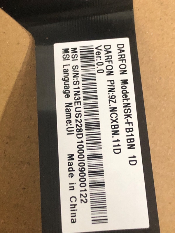 Photo 1 of *Incomplete* Wzqrps New Replacement for MSI GE75 Raider 8RE 9SE 10SF MS-17E2 MS-17E9 Laptop Upper Case Palmrest Per-Key RGB Backlit Keyboard No Touchpad Assembly Part S1N3EUS2B2SA