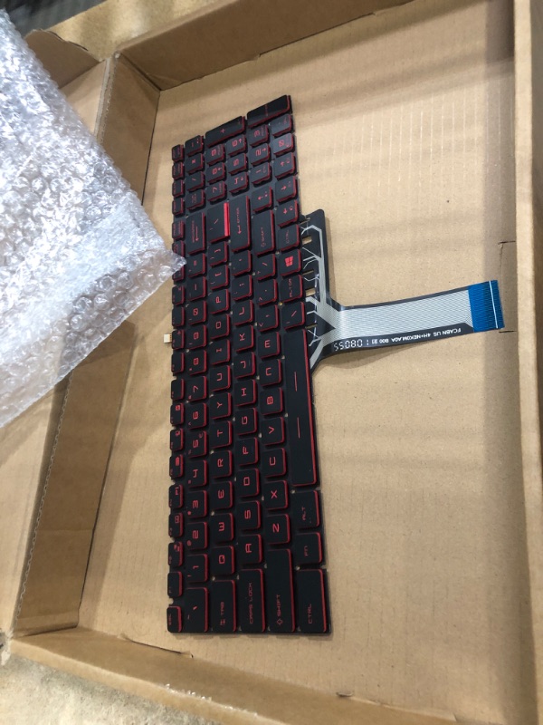 Photo 1 of *Incomplete* Wzqrps New Replacement for MSI GE75 Raider 8RE 9SE 10SF MS-17E2 MS-17E9 Laptop Upper Case Palmrest Per-Key RGB Backlit Keyboard No Touchpad Assembly Part S1N3EUS2B2SA