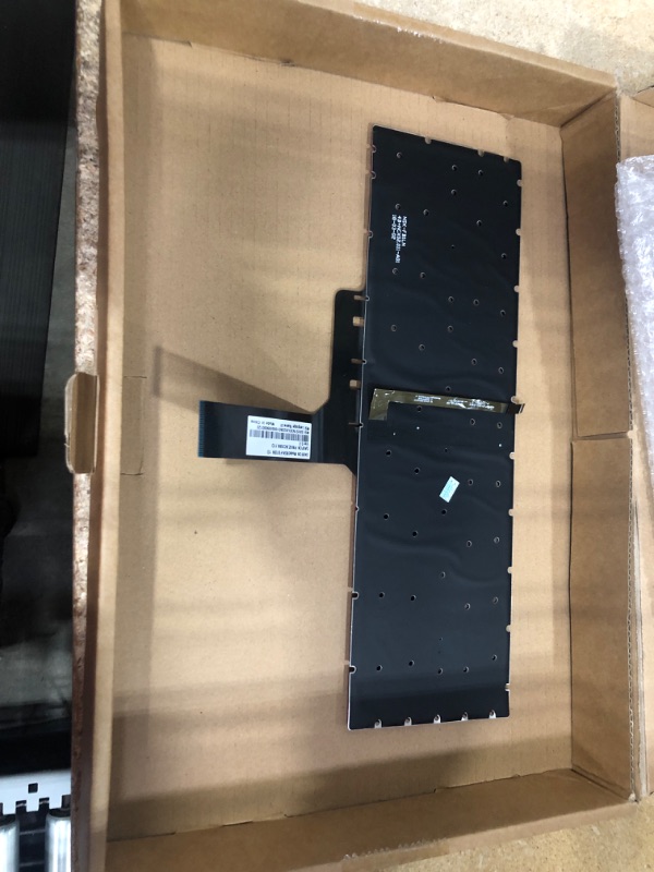 Photo 1 of *Incomplete* Wzqrps New Replacement for MSI GE75 Raider 8RE 9SE 10SF MS-17E2 MS-17E9 Laptop Upper Case Palmrest Per-Key RGB Backlit Keyboard No Touchpad Assembly Part S1N3EUS2B2SA