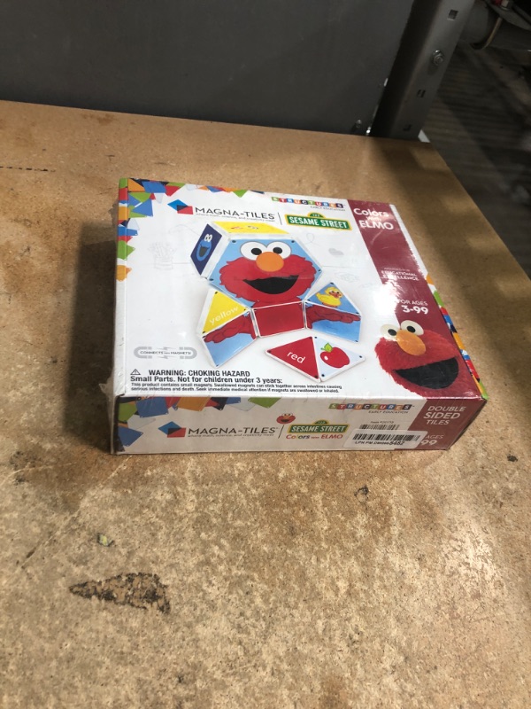 Photo 1 of *FACTORY SEALED* Magna-Tiles Sesame Street - Colors with Elmo
